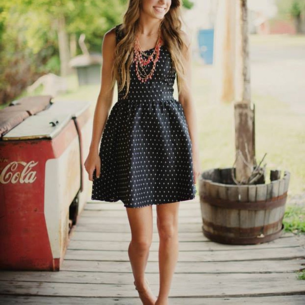 black dress